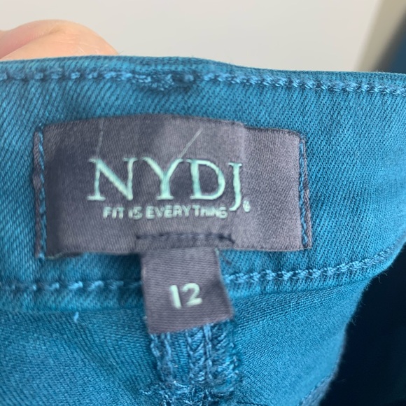 NEW NYDJ | Sheri Pintuck Slim Ankle Jeans Bluebell - Picture 9 of 11